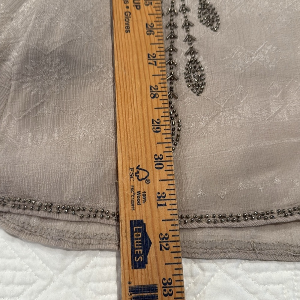 Free People Delilah Mini Dress Size Small Grey with Silver beading - Picture 12 of 16